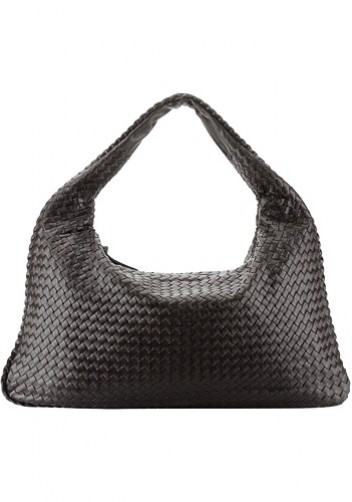 La Scalla Woven Hobo Brown