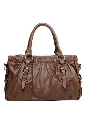 Julie Leather Bag Khaki