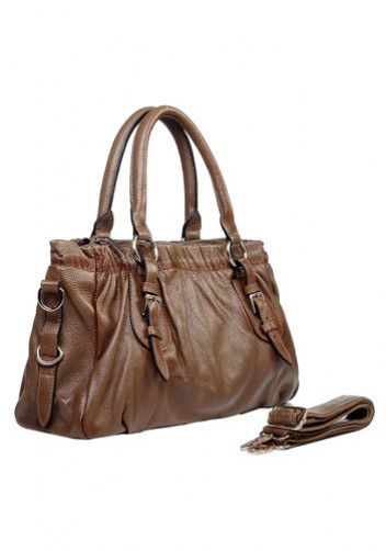 Julie Leather Bag Khaki