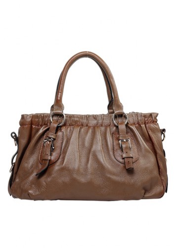 Julie Leather Bag Khaki