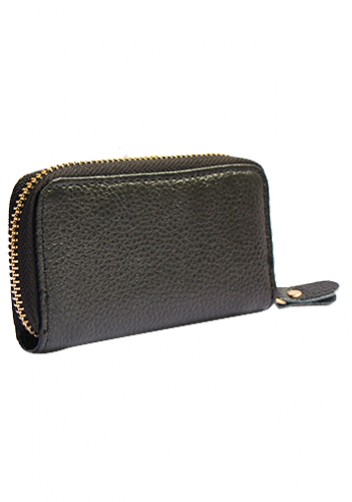 KATE 6 KEY HOLDER LEATHER POCHETTE BLACK