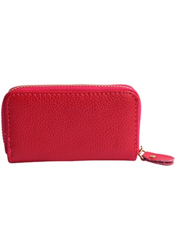 KATE 6 KEY HOLDER LEATHER POCHETTE PINK