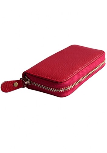 KATE 6 KEY HOLDER LEATHER POCHETTE PINK