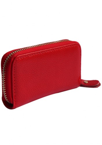 KATE 6 KEY HOLDER LEATHER POCHETTE RED