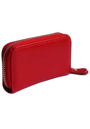 KATE 6 KEY HOLDER LEATHER POCHETTE RED