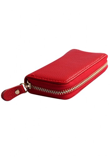 KATE 6 KEY HOLDER LEATHER POCHETTE RED