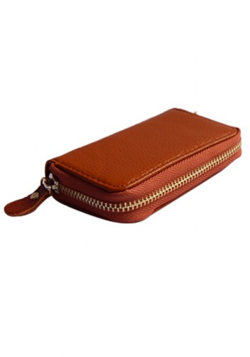 KATE 6 KEY HOLDER LEATHER POCHETTE TAN