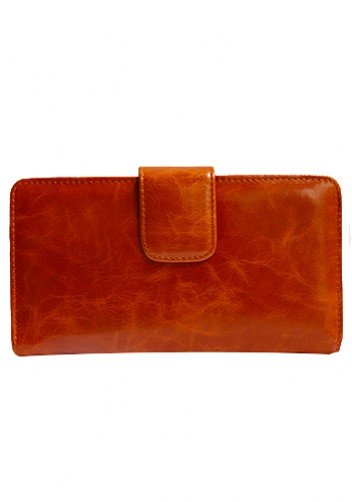 BRITANNIA LONG WALLET COWHIDE LEATHER BROWN