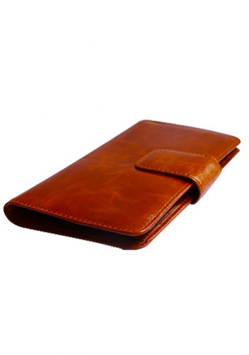 BRITANNIA LONG WALLET COWHIDE LEATHER BROWN