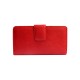 BRITANNIA LONG WALLET COWHIDE LEATHER RED