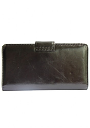 BRITANNIA LONG WALLET COWHIDE LEATHER BLACK