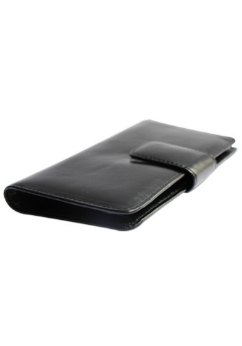 BRITANNIA LONG WALLET COWHIDE LEATHER BLACK