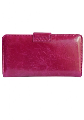 BRITANNIA LONG WALLET COWHIDE LEATHER PURPLE