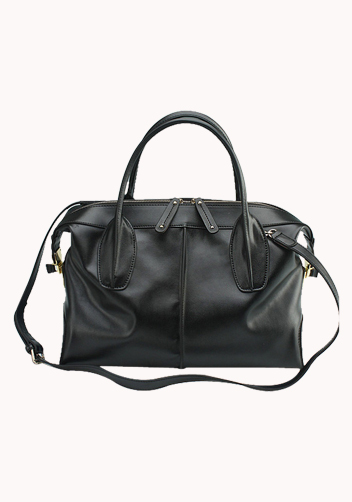 Glamorous Weekender Bag Leather Black