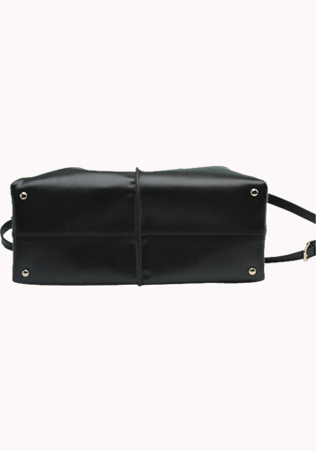 Glamorous Weekender Bag Leather Black