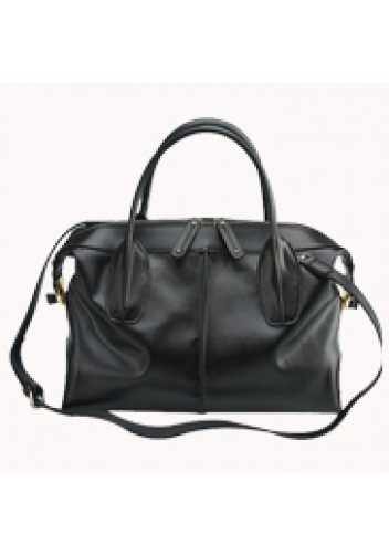 Glamorous Weekender Bag Leather Black