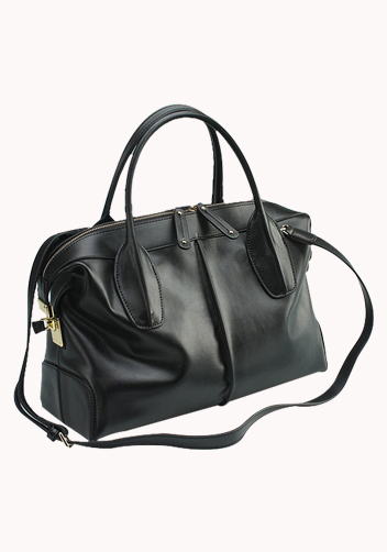 Glamorous Weekender Bag Leather Black