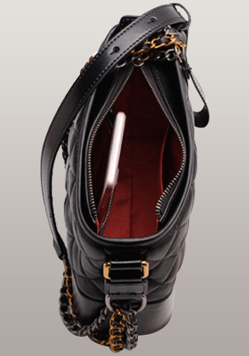 Kristy Leather Bucket Bag Black