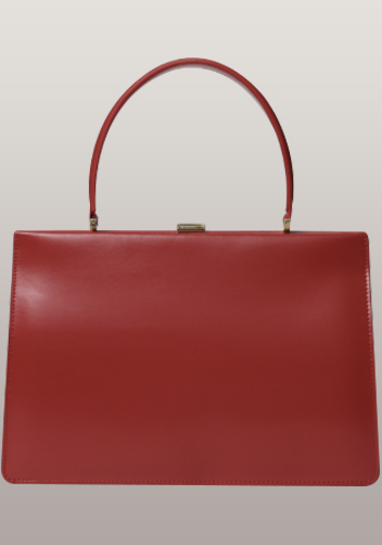 Shelton Clip Handbag Red