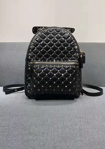 Rockstar Leather Backpack Black