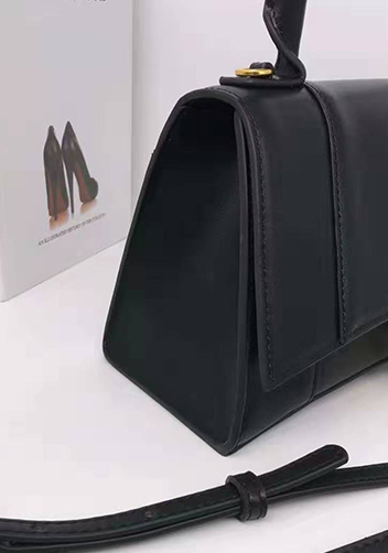 Bonnie Leather Shoulder Bag Black