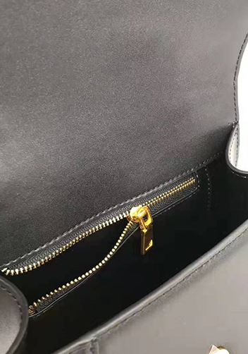 Bonnie Leather Shoulder Bag Black