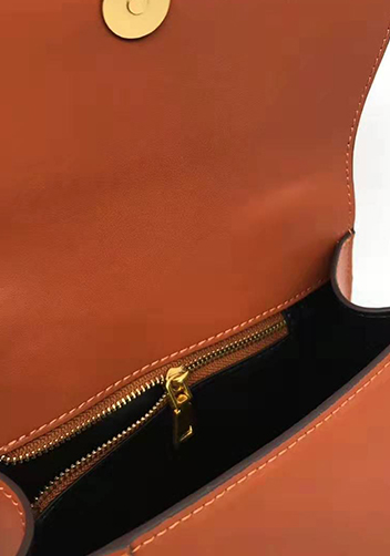 Bonnie Leather Shoulder Bag Camel