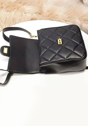 Cristina Leather Backpack Black