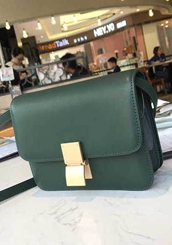 Martha Classic Leather Bag Green