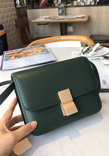 Martha Classic Leather Bag Green