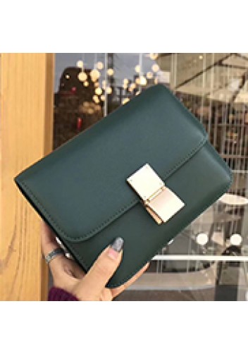 Martha Classic Leather Bag Green