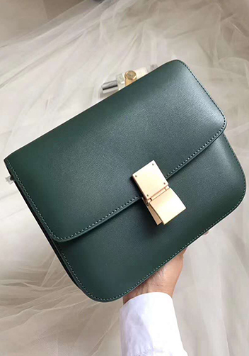 Martha Classic Leather Bag Green