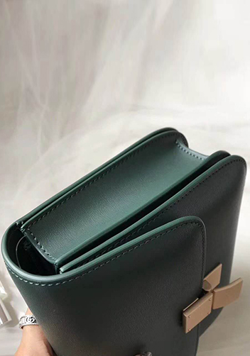 Martha Classic Leather Bag Green