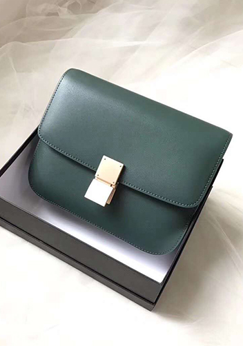 Martha Classic Leather Bag Green