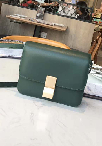 Martha Classic Leather Bag Green