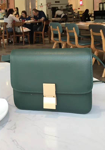 Martha Classic Leather Bag Green