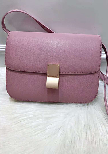 Martha Classic Leather Bag Pink