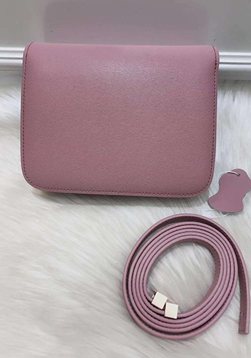 Martha Classic Leather Bag Pink