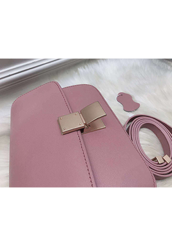 Martha Classic Leather Bag Pink