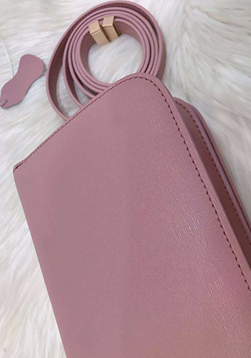 Martha Classic Leather Bag Pink