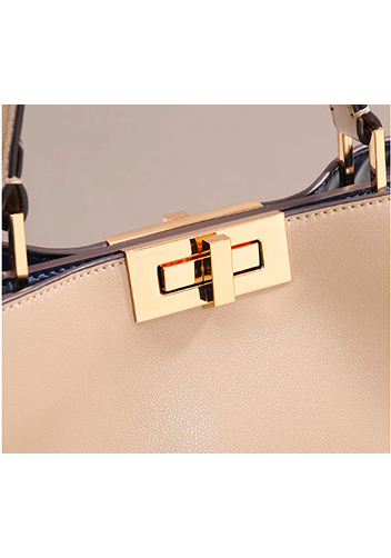 Carrie Leather Bag Beige