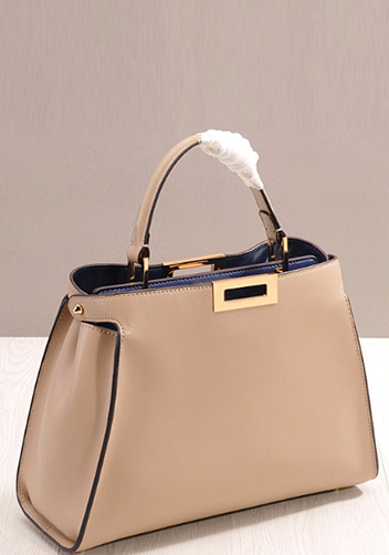 Carrie Leather Bag Beige