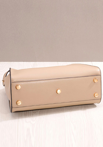 Carrie Leather Bag Beige