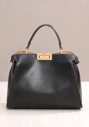 Carrie Leather Bag Black