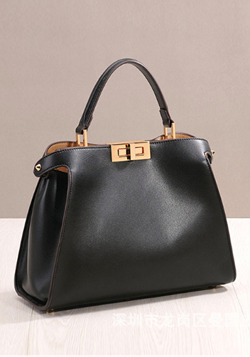 Carrie Leather Bag Black