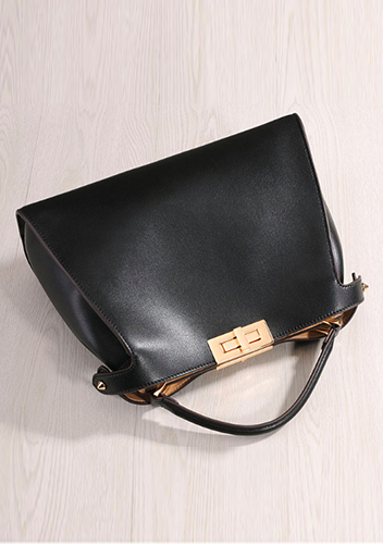 Carrie Leather Bag Black