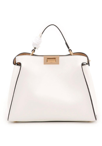 Carrie Leather Bag White