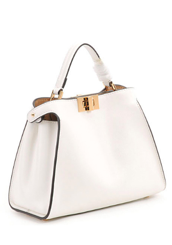 Carrie Leather Bag White