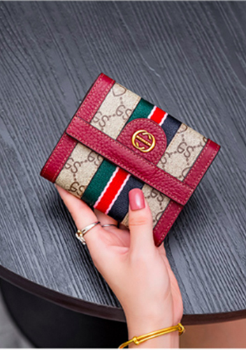 Jess Bi Fold Wallet Burgundy