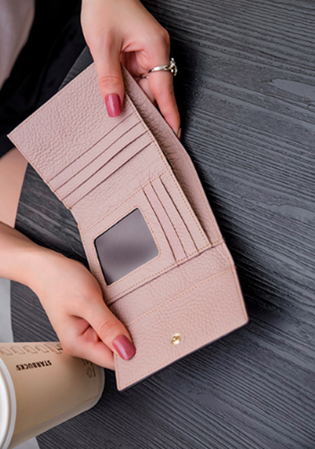 Jess Bi Fold Wallet Pink